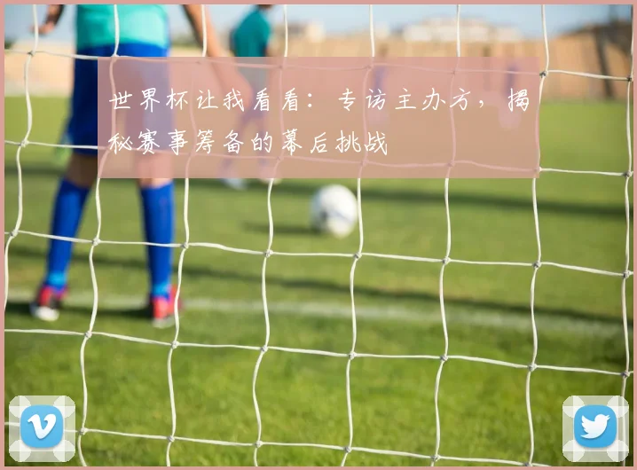 世界杯让我看看：专访主办方，揭秘赛事筹备的幕后挑战